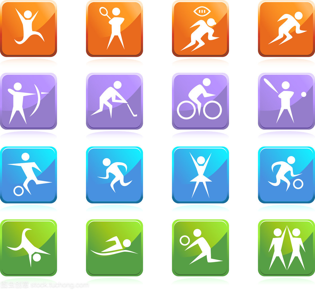 运动员的图标