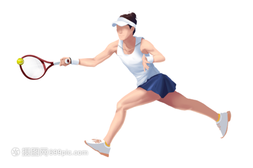 网球运动员 体育运动的精英代表