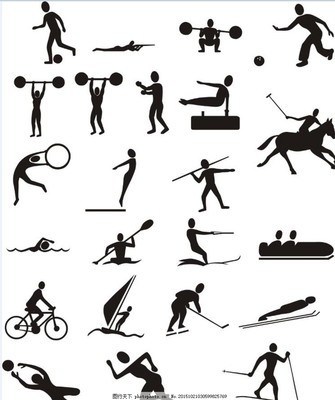 运动剪影 体育运动的艺术瞬间